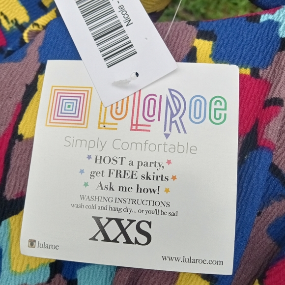 NWT LuLaRoe Dress Nicole size XXS - Picture 4 of 6